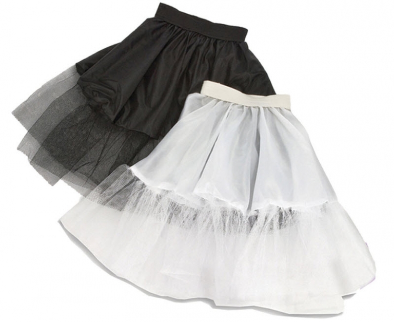 Picture of Costumes for all Occasions FF508047A Petticoat White Adult