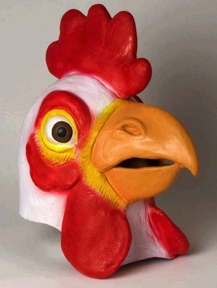 Picture of Costumes for all Occasions FM65587 Chicken Latex Mask