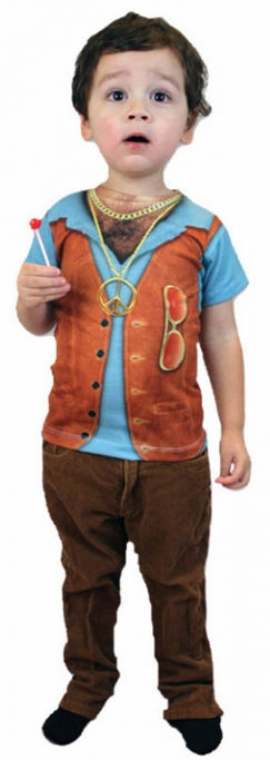 Picture of Costumes for all Occasions FR115360LG Hairy Chest Youth Lg