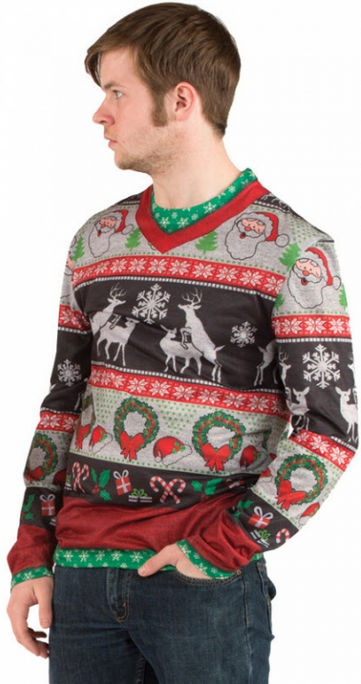 Picture of Costumes for all Occasions FR115908XL Ugly Christmas Frisky Deer Xl