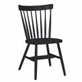 Intenational Concepts C46-385 Copenhagen chair - with plain legs Black Intenational Concepts C46-385 Copenhagen chair - with plain legs Black