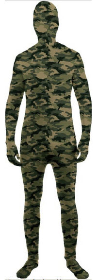 Picture of Costumes for all Occasions FM71790 Skin Suit Camo Adult Std