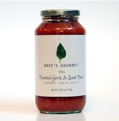 Picture of Daves Gourmet B64742 Dave S Gourmet Roasted Garlic and Sweet Basil -6x25.5 Oz
