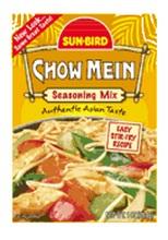 Picture of Sunbird B85772 Sunbird Chow Mein Seasoning Mix -24x1 Oz