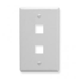 Picture of ICC FACE-2-WH IC107F02WH - 2Port Face White