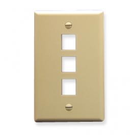 Picture of ICC FACE-3-IV IC107F03IV - 3Port Face Ivory