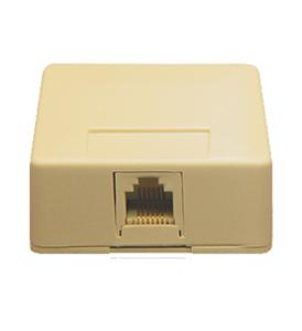 Picture of Icc Ic625Sb6Iv Surface Mount Jack  6P6C  Ivory