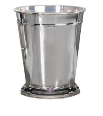 Picture of Tatara Group  TM8H Wastebasket- 9 Qt. - Chrome finish -pack of 3