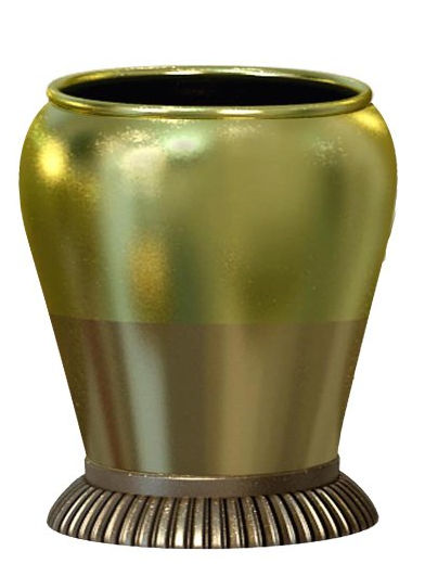 Picture of NuSteel MGN8BRH Wastebasket 5 qt - Brass