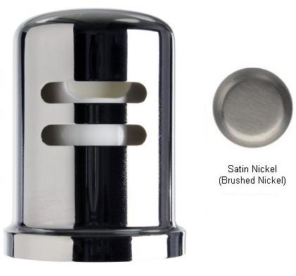 Picture of Westbrass D201-1-07 Heavy Duty Brass Air Gap Cap - Satin Nickel