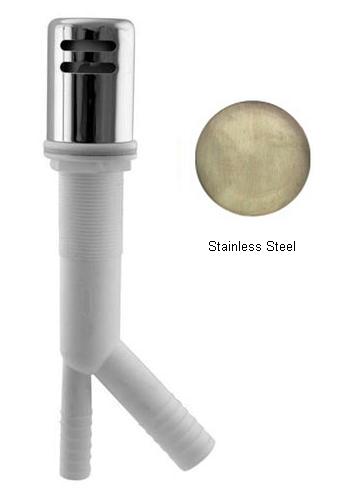Picture of Westbrass D200-20 Air Gap Kit with Standard Brass Cap - Stainless Steel
