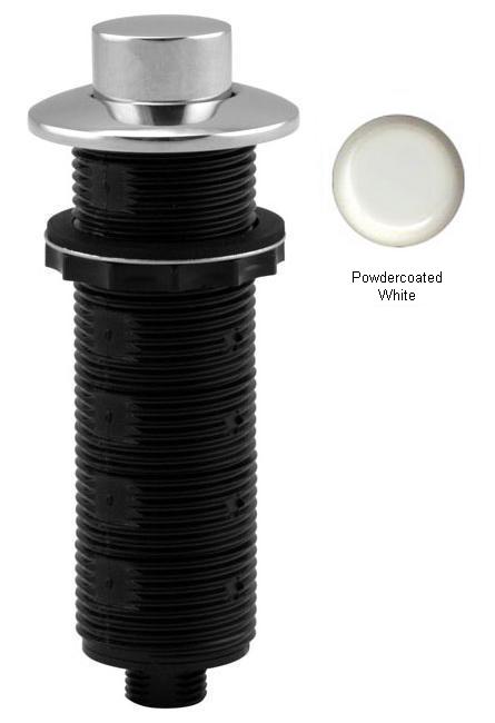 Picture of Westbrass ASB-RB3-50 Raised Button Replacement Air Switch - Powder Coat White