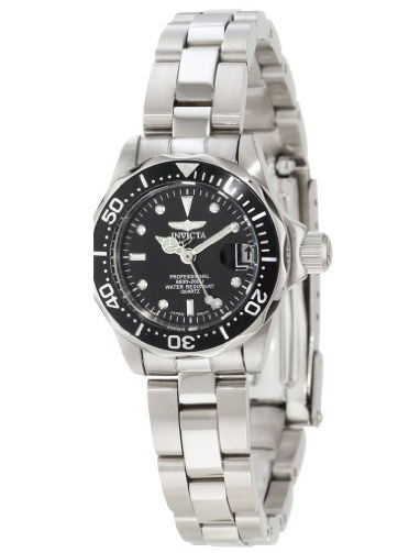 Picture of Invicta 8939 Pro Diver Lady Black Dial Quartz 3H Stainless Steel Watch
