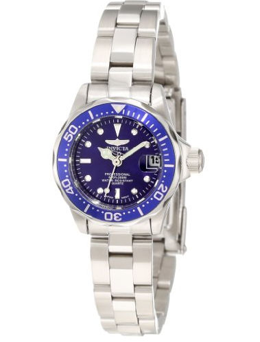 Picture of Invicta 9177 Pro Diver Lady Blue Dial Quartz 3H Stainless Steel Watch