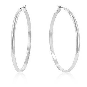 Classic Hoop - Silver Tone