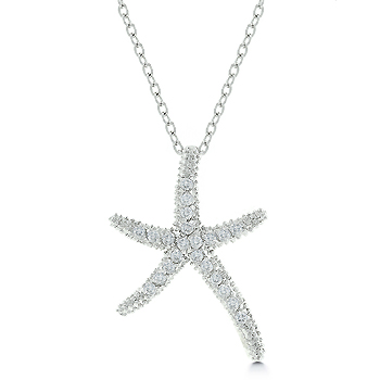 Picture of Kate Bissett N01160R-C01 Starfish Necklace