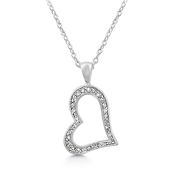 Heart Silhouette Pendant