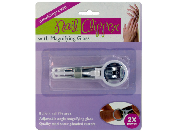 Picture of Nail clipper with magnifying glass - Case of 48