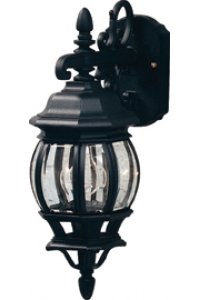 Picture of Artcraft Lighting AC8091BK Classico Small 1 Light Outdoor Wall Mount European Styled Lantern-Down - Black