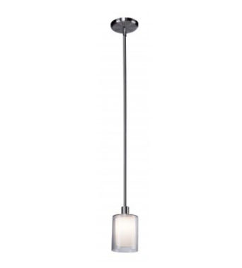 Picture of Artcraft Lighting AC6531PN Andover 4 in. x 7.5 in. 1 Light Single Pendant - Polished Nickel
