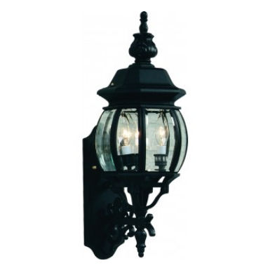 Picture of Artcraft Lighting AC8360BK Classico 8 in. x 22.5 in. 3 Light Outdoor Wall Lantern - Black