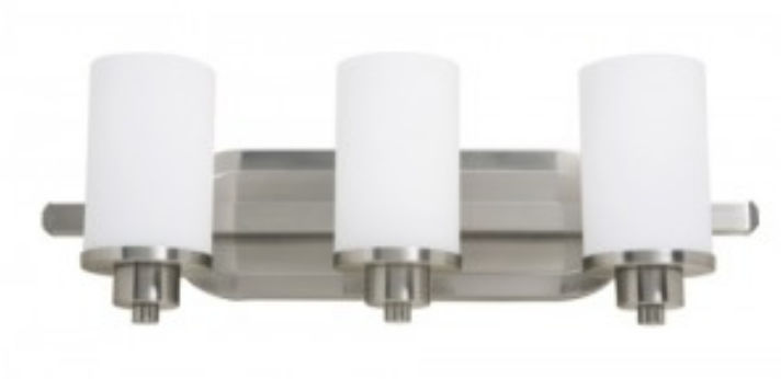 Picture of Artcraft Lighting AC1303PN Parkdale 21 in. x 8 in. 3 Light Bathroom Fixture - Polished Nickel