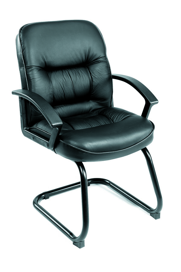 Picture of Boss B7309 Boss Mid Back Leatherplus Guest Chair