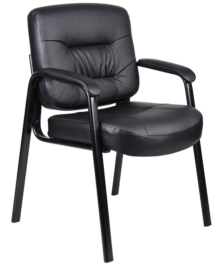 Picture of Boss B7509 Boss Executive Mid Back Leatherplus Guest Chair