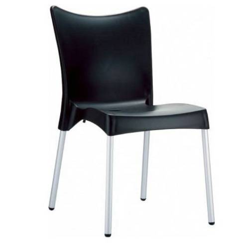 Compamia ISP045-BLA Juliette Resin Dining Chair Black -  set of 2