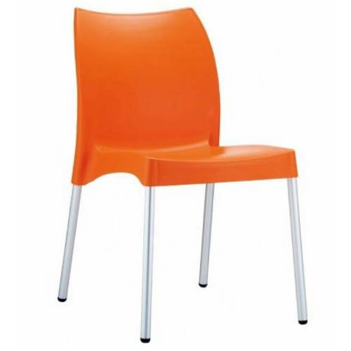 Compamia ISP049-ORA Vita Resin Outdoor Dining Chair Orange -  set of 2