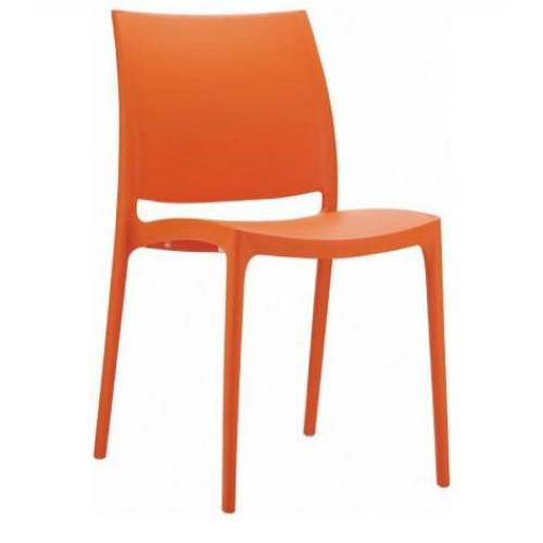 Compamia ISP025-ORA Maya Dining Chair Orange -  set of 2