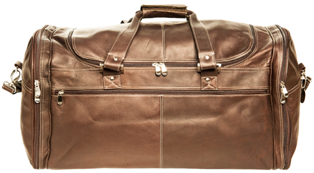 Deluxe Extra Large Multi Pocket Duffel - Cafe