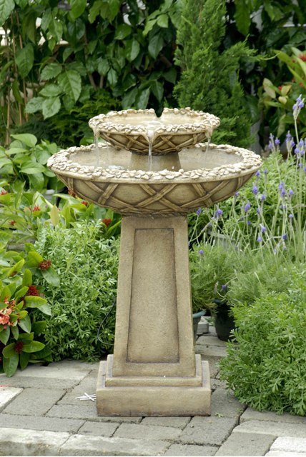 Picture of Jeco FCL057 Bird Bath Outdoor Water Fountain
