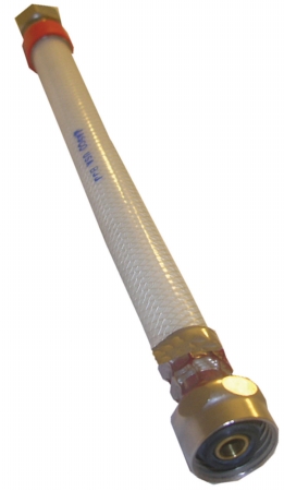 10-2321 .5 in. x .5 in. IPS x 20 in. Plastic Supply Flex Hose Connector