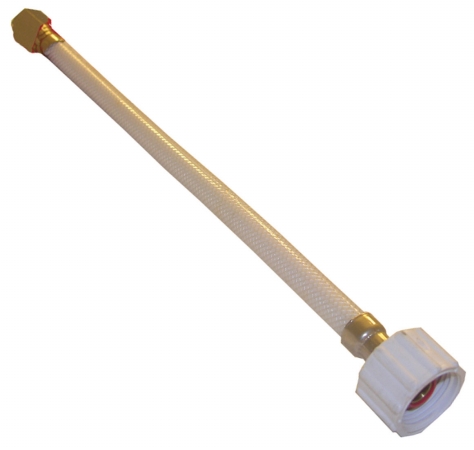 Plastic Toilet Hose Connect 20 in.