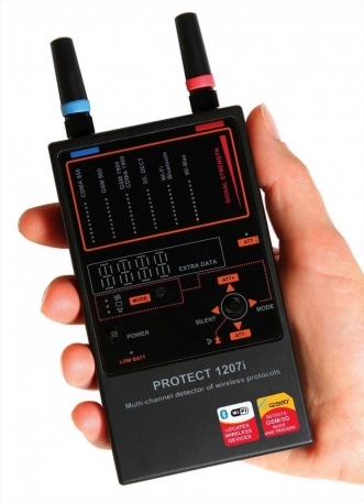 Picture of KJB Security Products DD1207 RF WIRELESS SIGNAL DETECTOR AND