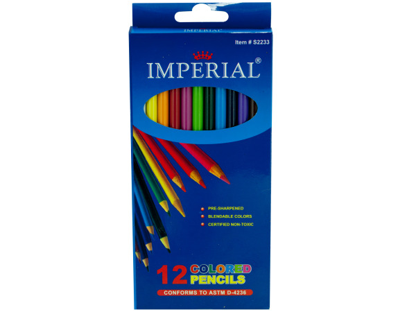Picture of 12 pack colored pencils - Case of 12