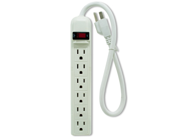 Picture of 6 outlet power strip - Case of 16