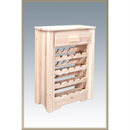 Picture of Montana Woodworks MWHCWR Homestead Collection Wine Cabinet Ready To Finish