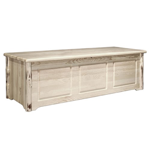 Picture of Montana Woodworks MWSBCV Montana Collection Blanket Chest Lacquered