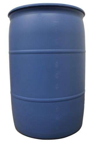 55 Gallon Water Barrel - Blue - 55 Gallons - Durable & Versatile Storage Solution