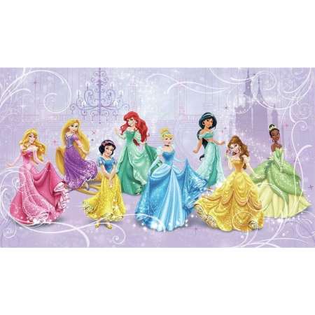 Picture of Roommates JL1280M Disney Princess Royal Debut Prepasted Mural 6 ft. x 10.5 ft. - Ultra-strippable