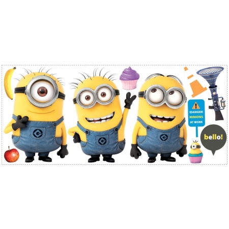 Picture of Roommates RMK2081GM Despicable Me 2 Minions Giant Peel and Stick Giant Wall Decals