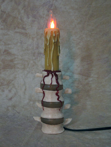4-part lumbar Candle with blood