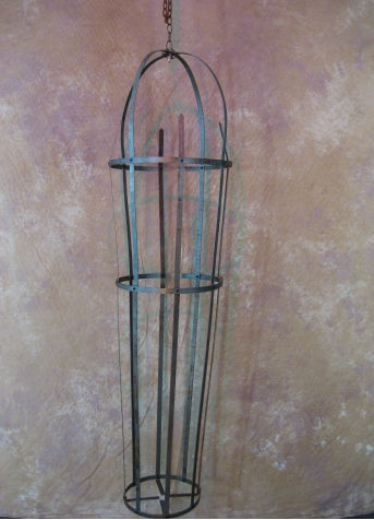 Life-Size Iron Skeleton Cage No Skeleton - 5 ft. 9 in. tall