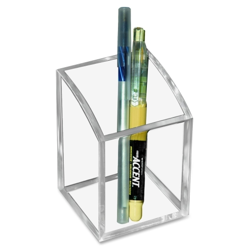 Picture of Kantek KTKAD20 Pen Cup  Acrylic  3 in. W x 4.25 in. D x 3 in. H  Clear