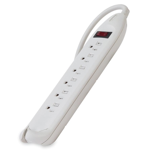 Picture of Belkin BLKF9D16012 Powerstrip  with Sliding Covers  6 Outlets  12 ft. Cord  Putty