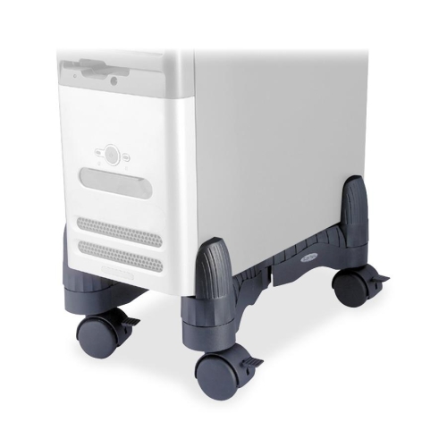 Picture of Kantek KTKCS200B CPU Stand  Adjustable  4.75 in. x 16 in. x 7 in.  Supports 60 Lb.  Black