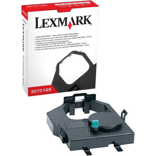 Picture of Lexmark LEX3070169 Re- Inking Printer Ribbon- Hi- Yield- Black