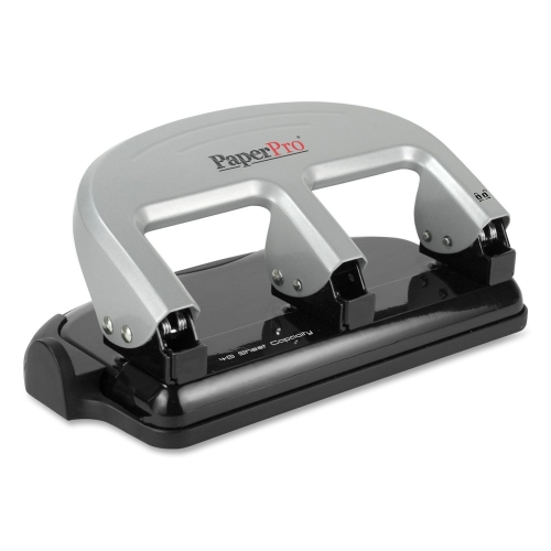 Picture of ACCENTRA INC. ACI2240 3- Hole Punch  Traditional  40 Sheet Capacity  Black- Silver
